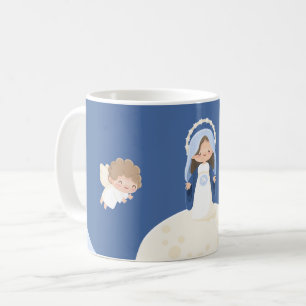 Taza De Café Kawaii Inmaculada Concepción de María