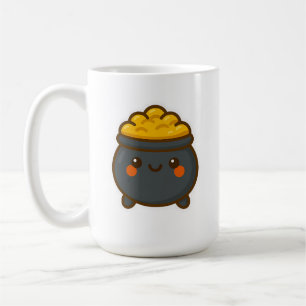 Taza De Café Kawaii Pot of Gold