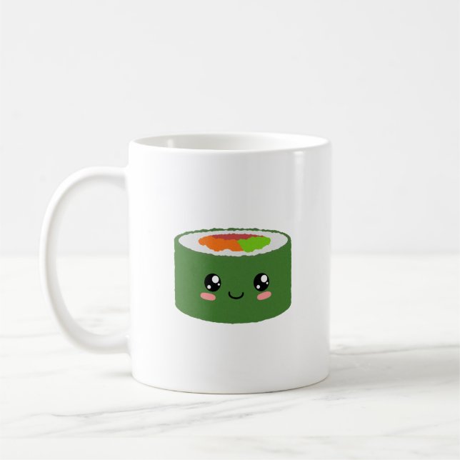 Taza De Café Kawaii Sushi (Izquierda)