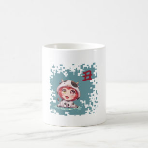 Taza De Café Kawaii Zodíaco japonés vaca - Año de la Vaca