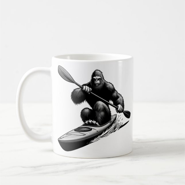 Taza De Café Kayak Bigfoot  (Izquierda)