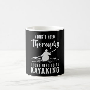 Taza De Café Kayak Canoe Kayak Canoeing Therapy Funny Gift