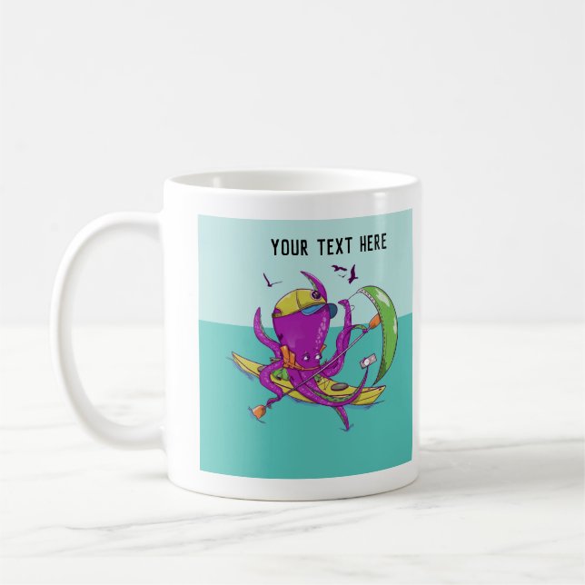 Taza De Café Kayak de mar Octopus (Izquierda)
