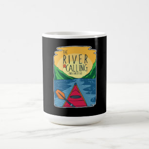 Taza De Café Kayak - El Río Llama Y Debo Ir