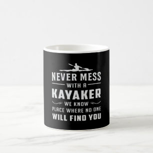 Taza De Café Kayaking Canoe Kayak Canoeing Paddle Funny Gift