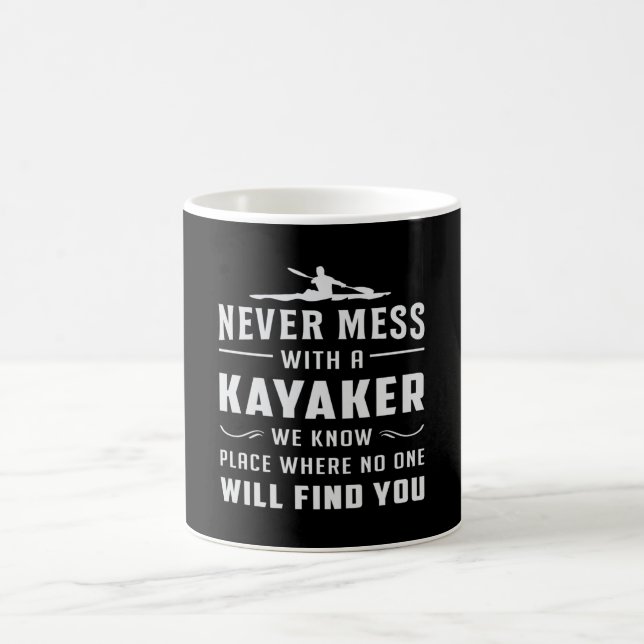 Taza De Café Kayaking Canoe Kayak Canoeing Paddle Funny Gift (Centro)