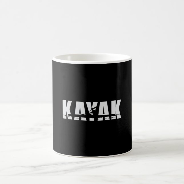 Taza De Café Kayaking Canoe Kayak Paddle Canoeing Gracioso rega (Centro)