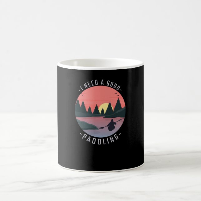 Taza De Café Kayaking Kayak Paddling (Centro)