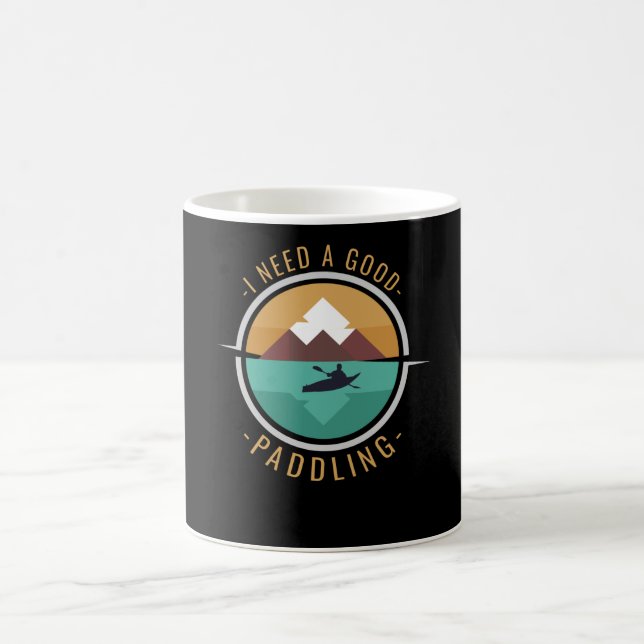 Taza De Café Kayaking Kayak Paddling (Centro)