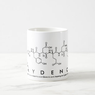 Taza De Café Kaydence peptide mug