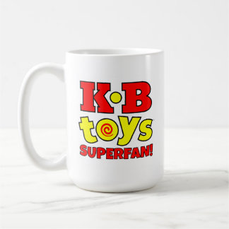 Taza De Café KB Toys SuperFan! Logotipo de café Mug