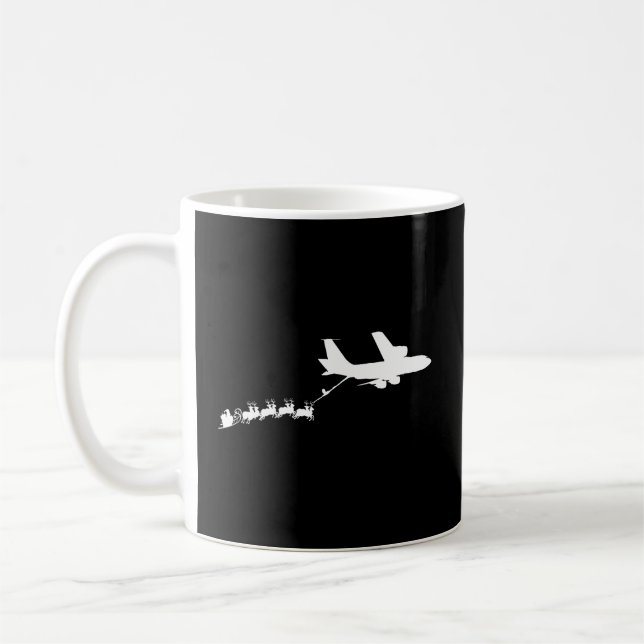 Taza De Café Kc135 Stratotanker Santa'S Sleigh (Izquierda)