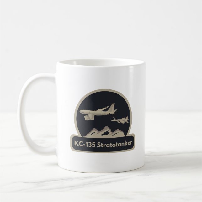 Taza De Café KC-135 Reabastecimiento de combustible para avione (Izquierda)