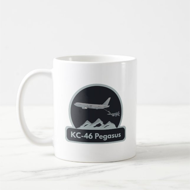 Taza De Café KC-46 Reabastecimiento de combustible F-15 (Izquierda)