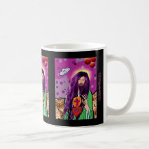 Keanu Jesus Mug por gatos-a-tonic