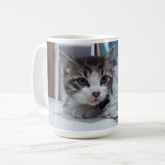 Taza De Café Keeno Floof Stare Coffee Mug (Anverso izquierdo)