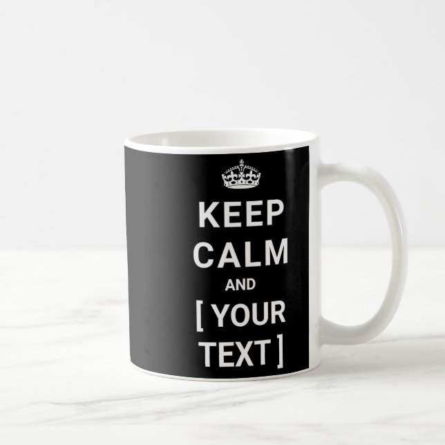 Taza De Café Keep Calm  (Derecha)
