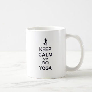Taza De Café keep Calm and do Yoga