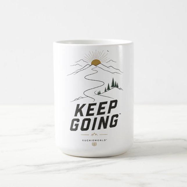 Taza De Café Keep Going™ | GUCHIEWORLD™ (Centro)