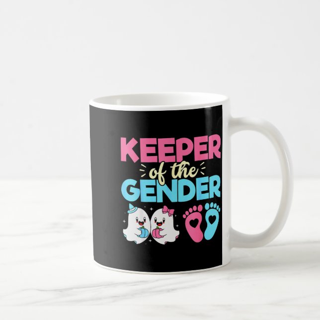 Taza De Café Keeper Of The Gender Pumpkin Halloween Baby Gender (Derecha)