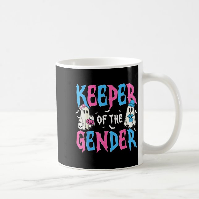 Taza De Café Keeper Of The Gender Pumpkin Halloween Baby Gender (Derecha)