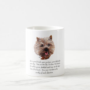 Taza De Café Keepsake Cairn Terrier - Hombre