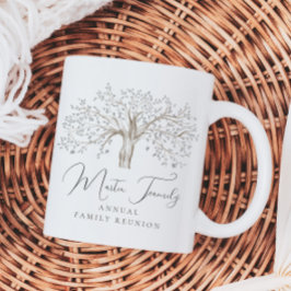 Taza De Café Keepsake Family Tree Annual Reunion