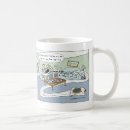 Taza De Café Keeshond Cartoon Dog Agility | Cute Keesie