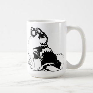 Taza De Café Keeshond de la obediencia