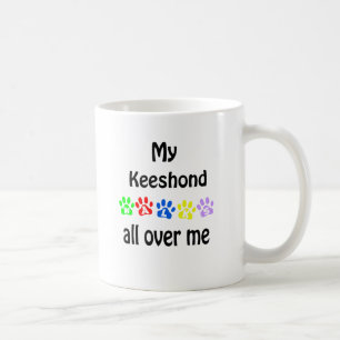 Taza De Café Keeshond Walks Design