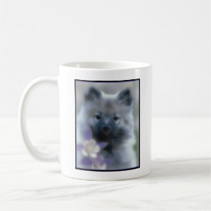 Taza De Café Keeshond y Columbine - Fotografía de perro