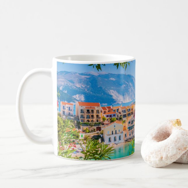 Taza De Café Kefalonia Grecia  (Con donut)
