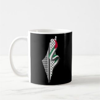 Taza De Café Keffiyeh Palestina Map Arabic Scarf Shemagh Palest