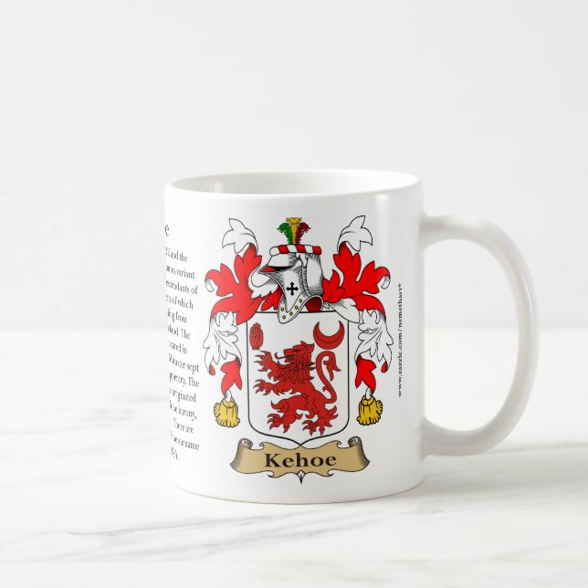 Taza De Café Kehoe, el origen, el significado y el escudo (Derecha)
