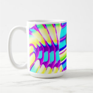Taza De Café Ken Gage Psychedelic Art Bestia Estelar Tuerto