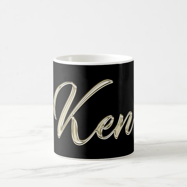 Taza De Café Ken Name whitegold Tasse Teetasse Kaffeetasse (Centro)