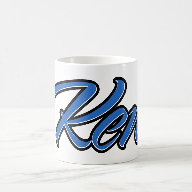 Taza De Café Ken Vorname Name blue Tasse Kaffeetasse (Centro)