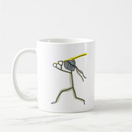 Taza De Café Kendo Stickman