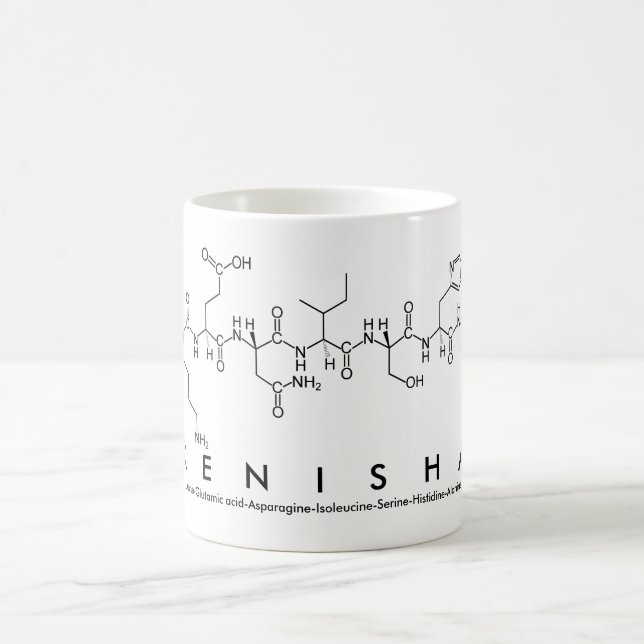 Taza De Café Kenisha peptide nombre mug (Centro)