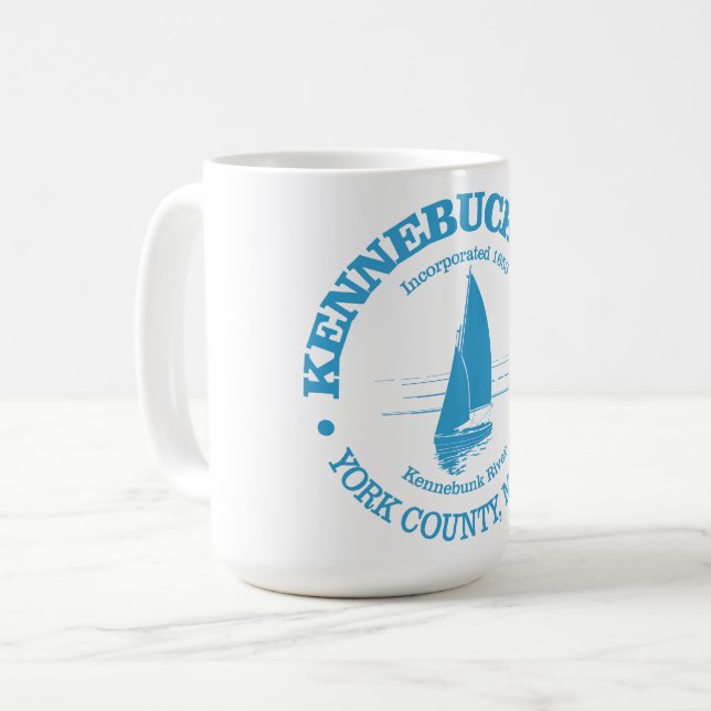 Taza De Café Kennebunkport (velero) (Anverso izquierdo)