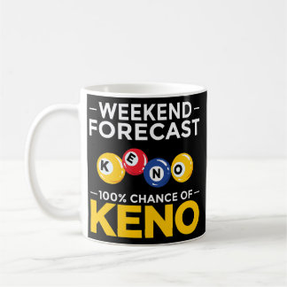 Taza De Café Keno Juego Jugador Ranura Números de Máquina Casin