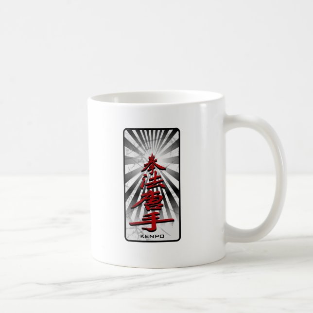 Taza De Café Kenpo-Karate-3D (Derecha)