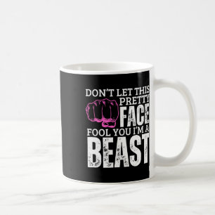 Taza De Café Kenpo Karate Chica I'm A Beast Funny Women America