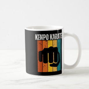 Taza De Café Kenpo Karate Vintage Retro 70 diseña graciosos nor