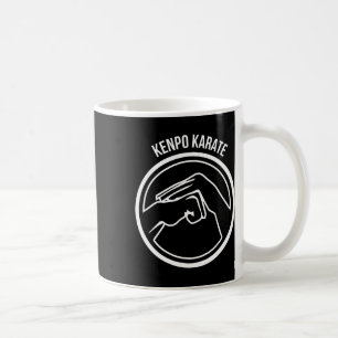 Taza De Café Kenpo Karate White Black Hands Guay Martial Arts T