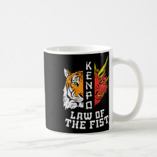 Taza De Café Kenpo Ley Del Tigre Del Puño Dragon Kempo Karate H