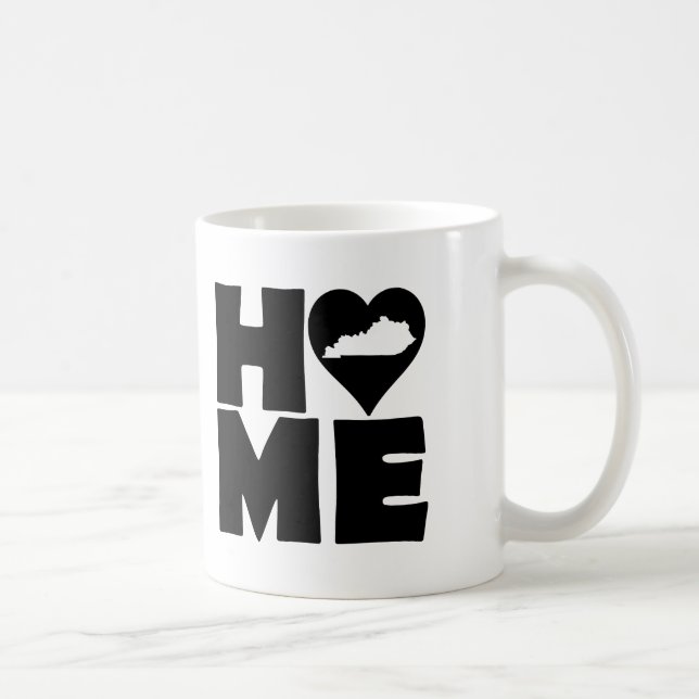 Taza De Café Kentucky Home Heart State Mug o Travel Mug (Derecha)