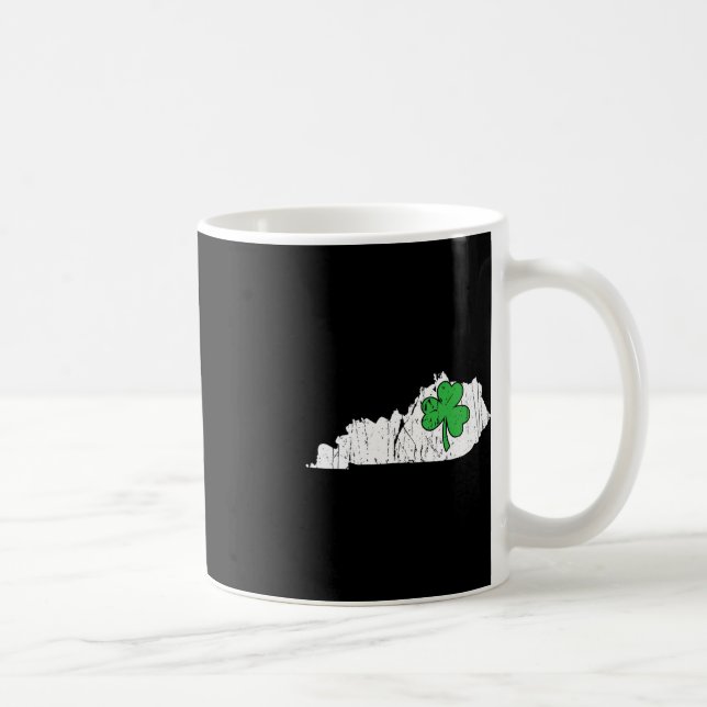 Taza De Café Kentucky State St. Patrick's Day Kentucky Green Sh (Derecha)