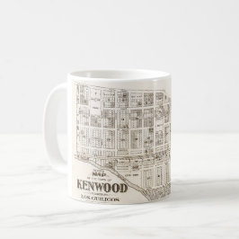 Taza De Café Kenwood California Map MUG