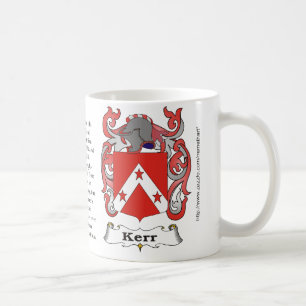 Taza De Café Kerr, el origen, significado y el escudo